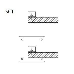 montážní nohy pro venkovní vitríny SCT/SCL