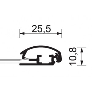 klaprám s profilem 25 mm